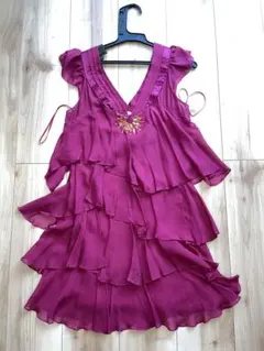 rebecca taylorティアードドレス　結婚式、パーティ用