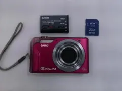 [2780]CASIO EXILIM EX-H10 ピンク 本体他　ジャンク