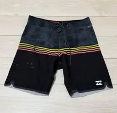 BILLABONG 競泳水着 サイズ30 ブラック/イエロー/レッド