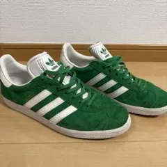 adidas Gazelle グリーンスニーカー27cm