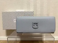 FURLA フルラ レザー 二つ折り 長財布 レディース 美品　お買上証明書有