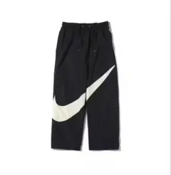 【新品未使用】NIKE ナイキ　スウッシュ　ナイロン　ウーブンパンツ　M 刺繍