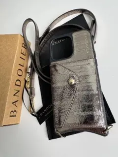 iPhone15Pro BANDOLIER メタリック ケース&スマホショルダー