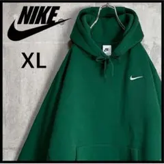 【NIKE 新品タグ付】ナイキXL パーカー フーディ ソロスウォッシュ刺繍