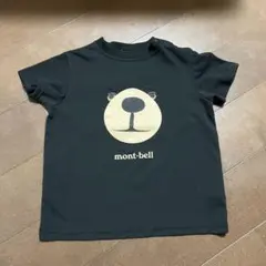 mont-bell クマ Tシャツ 90サイズ 黒半袖
