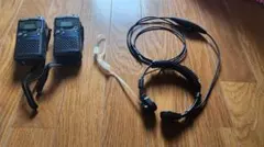 咽喉マイク ALINCO P71 トランシーバー2台セット