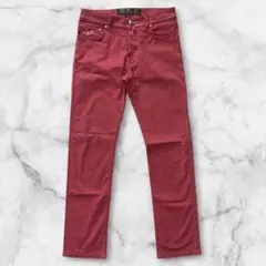 JACOB COHEN ストレッチ デニムパンツ PW688 size30 赤のサムネイル