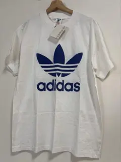 新品！アディダス　M 白/ロゴ/のサムネイル