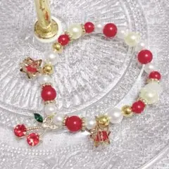 ♡Starry Cherryブレスレット♡ ハンドメイド