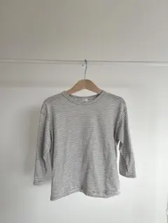 韓国子供服　細ボーダーロンT