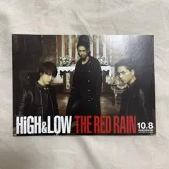 HiGH&LOW THE RED RAIN POSTCARD