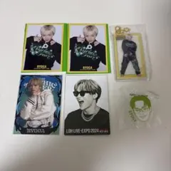 中西椋雅　フォトカードセット　フラッグアクセサリー