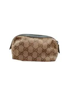 P*e様 GUCCIのロゴパターンキャンバスポーチ Gucci GGパターン ポーチ - メルカリ