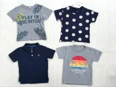 新品あり 男の子 Tシャツ ポロシャツ まとめて4枚セット 90cmのサムネイル
