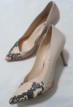 DIANA ダイアナ パンプス パイソン柄 ハイヒール