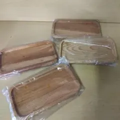 未使用 煎茶盆 一文字盆 4枚セット 茶道具