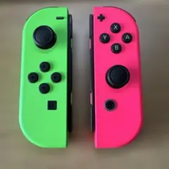 JOY-CON (L)ネオグリーン/(R)ネオンピンク(箱付き)