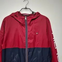 TOMMY HILFIGER フード付きナイロンジャケット L