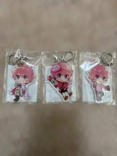 すとぷりアクリルキーホルダー さとみ3個セット