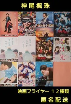 神尾楓珠 出演映画 映画フライヤー 映画チラシ １２種類 計７０枚