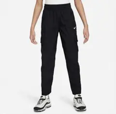 NIKE ナイキ ロングパンツ ジュニア ウーブンカーゴ ウインドブレーカー下