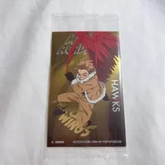 ヒロアカ　僕のヒーローアカデミア　キャラポケ　ステッカー　ホークス　箔押し