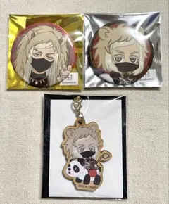 東京リベンジャーズ 浅草花やしき 缶バッジ 木札ストラップキーホルダー 三途