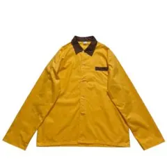 2001年 チェコ軍 パジャマシャツ オレンジ こげ茶 ツートン ビッグサイズ