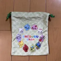 しずくちゃん　ポーチアソートコレクション　巾着　グリーン　ガチャ