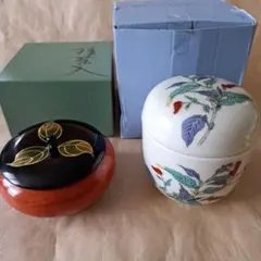 茶入 陶器 巾着袋付き 茶道具 - メルカリ