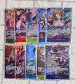 ワンピースカード　SR10枚セット　女の子　被りなしまとめ売り