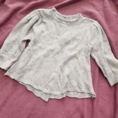 テータテート　ニット　カーディガン　長袖　バースデイ　プティマイン　無印良品