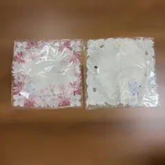 花柄ティッシュボックスカバー ピンク