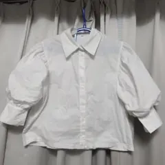 ◆ZARA◆パフスリーブシャツ