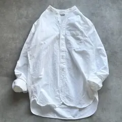 アーバンリサーチドアーズ オックスバンドカラーシャツ 白 ホワイト ユニセックス