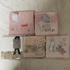 ジルスチュアート他タオルハンカチ 5枚セット