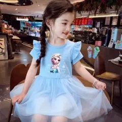 エルサ　ドレス　コスプレ 仮装 衣装