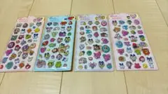 ドロップシール 3D ぷくぷくシール　たまごっち　4枚セット