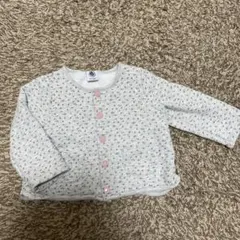 PETIT BATEAU 花柄カーディガン