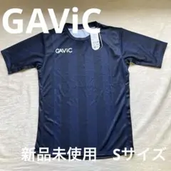 【新品未使用】GAViC ゲームシャツ M ネイビー サッカー 半袖 練習着