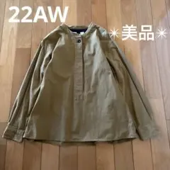 ☆美品☆22AW MHL. 長袖シャツ プルオーバー バンドカラー - メルカリ