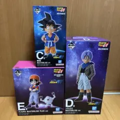 ドラゴンボールGT　孫悟空　トランクス　パン&ギル　3体セット　アクスタ4点 ドラゴンボールGT 孫悟空 トランクス パン&ギル 3体セット アクスタ4点