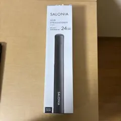SALONIA ヘアストレートナー ブラック 24mm
