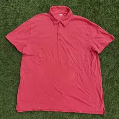 10's OLD NAVY ポロシャツ サーモンピンク Lサイズ 無地 y2kのサムネイル