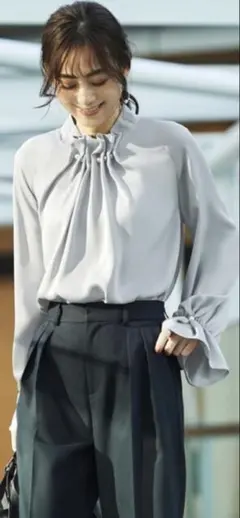 ☆ゲリラセール☆ルイルエブティック　大きいサイズ　パール　ブラウス　LL 美品