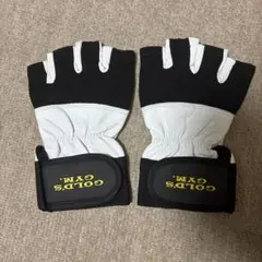 ゴールドジム　プレミアムレザーグローブ　M