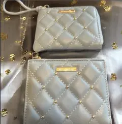 アフタヌーンティー♡キルティング二つ折り財布＆キーケースセットのサムネイル