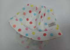 ミキハウス♡ピクニック　ねこ耳ハット　46cmオフ×ピンク　新品のサムネイル