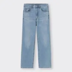 【完売品】GU ハイライズストレートジーンズ カラー63 Blue