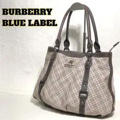 【希少】BURBERRY トートバッグ ノバチェック ピンク メタルロゴ